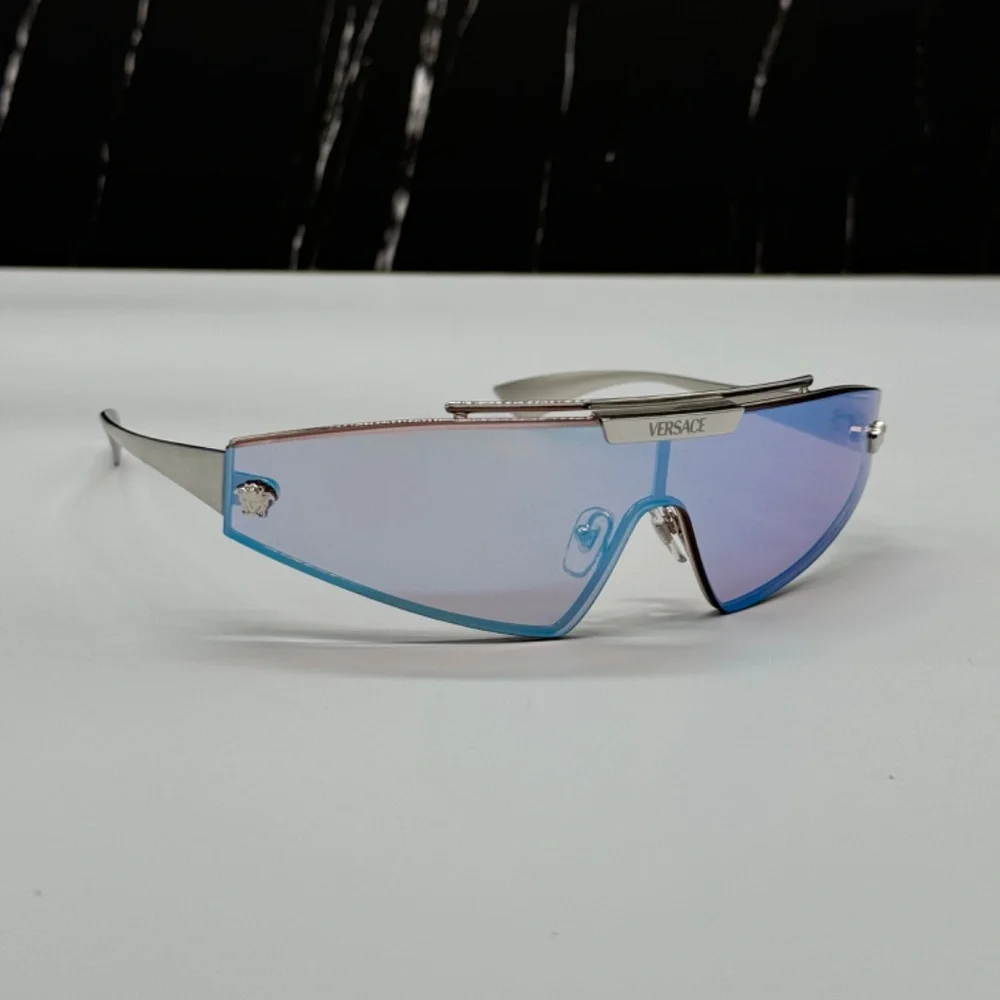 NEW VE2265 100011 VERSACE MOD 2265 1000/11 SILVER VE2265 1000/11 SUNGLASSES